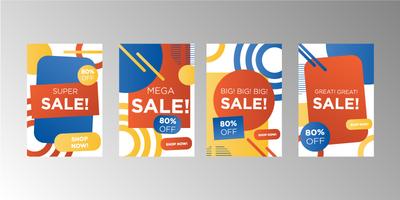 Super Mega Big Great Sale Collection vector