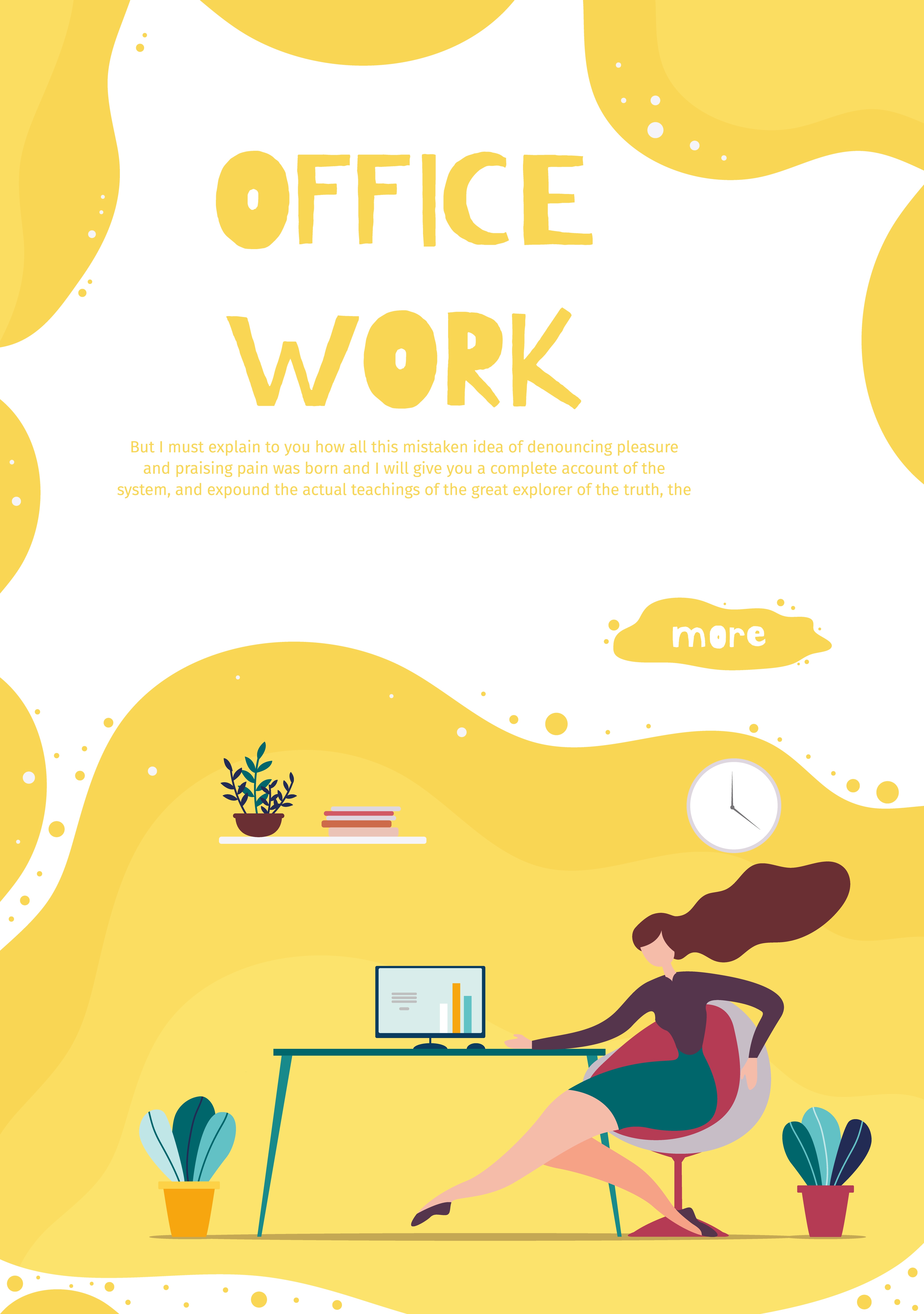 Office Work Banner For Mobile Business Application Download Free