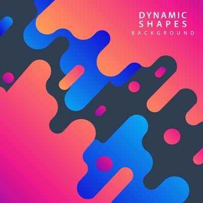 Geometry modern dynamic shapes style background