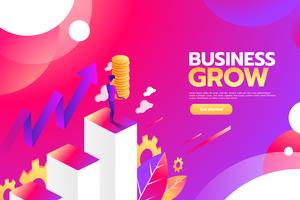Business Growth Concept vector