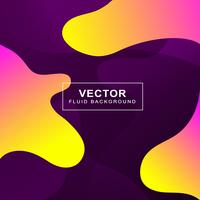 Colorful Fluid Background Banner vector