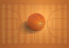 Basketball Realistic Court vector