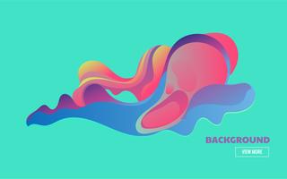 Fluid background vector