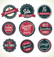 Retro vintage badges and labels collection vector