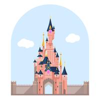 Castle town mysterious    vector