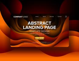 Abstract Landing Page Design