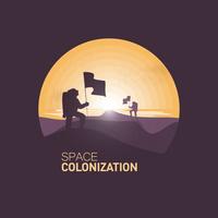 Space colonization vector