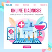 Online Diagnosis Disease Patient vector