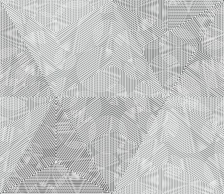 Geometric monochrome lines