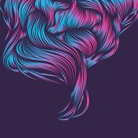 purple shape background vector