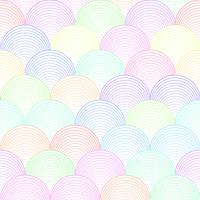 Color wave seamless pattern vector