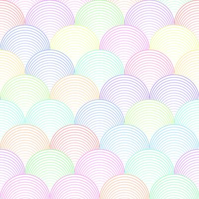 Color wave seamless pattern