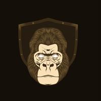 Ilustración de vector de mono