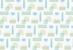 hand drawn job hire pattern background vector