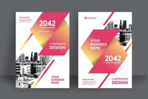 City Background Business Book Cover Design Template  vector