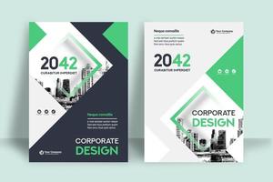 City Background Business Book Cover Design Template  vector