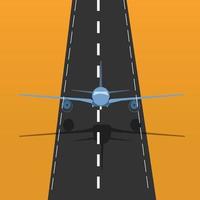 Flight Takeoff Illustration vector