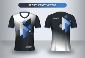 Plantilla de diseño moderno Jersey de fútbol. vector