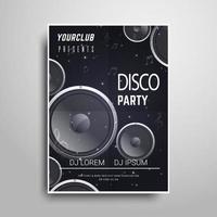 BW Party template vector