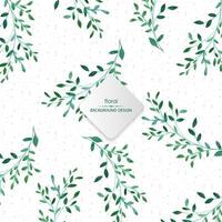Greenery Watercolor Background vector