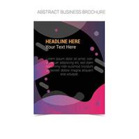 Print Abstract Colorful Business Brochure Layout vector