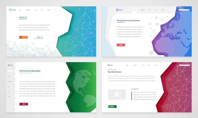 Website templates Set