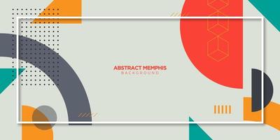 Abstract Memphis Background vector