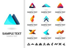 Formas vectoriales modernas vector