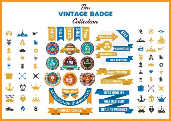 Vintage Badge Collection