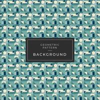 Simple geometric seamless pattern with repeating circles and rhombuses vector
