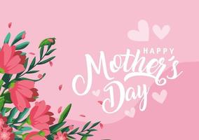 happy mother's day  decoration vector