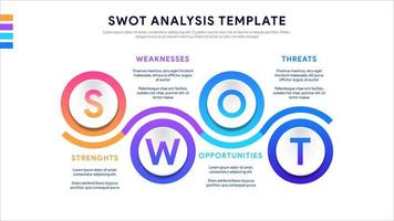 Business analysis template or strategic planning technique vector