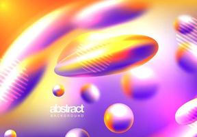 Abstract Layout liquid color vector