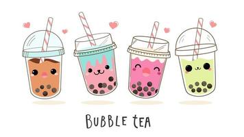 Cute Bubble Tea Vector Art, Icons, and Graphics for Free Download