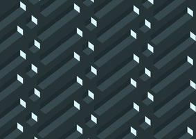 Abstract realistic 3D gray geometric cubes pattern vector