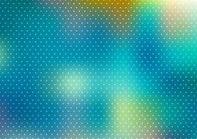 Abstract blue blurred background with polka dots vector