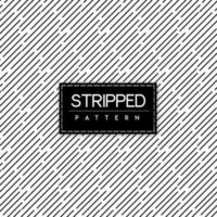 Black and White Stripped Seamless Pattern Background vector