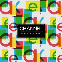 Bright Channels Colorful Shapes Seamless Pattern Background vector