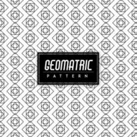 Black and White Geomatric Seamless Pattern Background vector