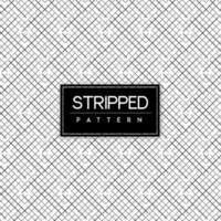 Black and White Stripped Seamless Pattern Background vector