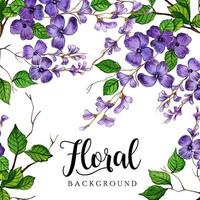 Watercolor Floral Background  vector