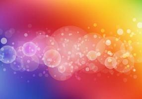 Abstract colorful bokeh background vector