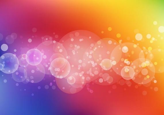 Abstract colorful bokeh background