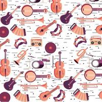 professional instruments pattern vector