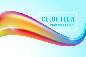 Modern colorful flow poster. Wave Liquid shape color mesh background