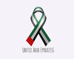 Mourning United Arab Emirates vector