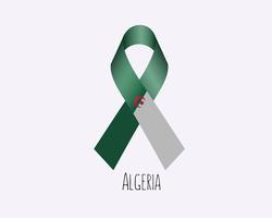 Mourning Algeria vector