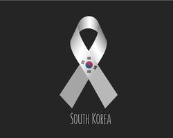 Luto Corea del Sur vector
