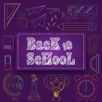 Back to School Sign vector