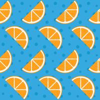 Orange seamless pattern vector